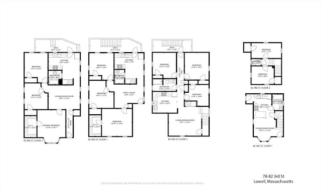 78-82 3rd St, Lowell, MA 01850 - view of room layout