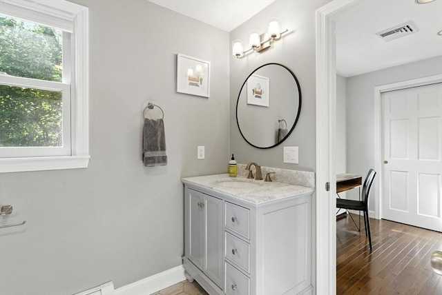 6 Flagg Dr, Framingham, MA 01702 - bathroom with vanity and wood finished floors