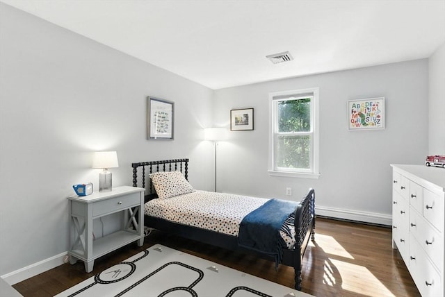 6 Flagg Dr, Framingham, MA 01702 - bedroom with a baseboard radiator and dark wood-type flooring