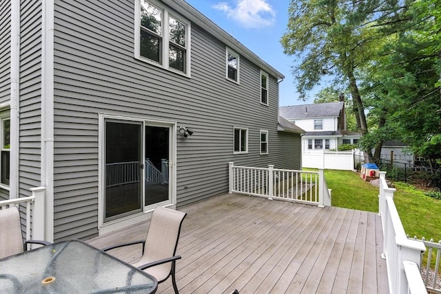 6 Flagg Dr, Framingham, MA 01702 - wooden terrace featuring outdoor dining space
