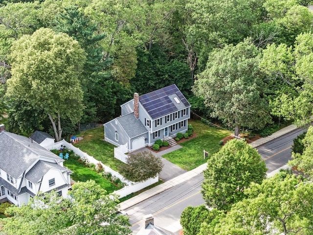 6 Flagg Dr, Framingham, MA 01702 - aerial view of property and surrounding area with a forest