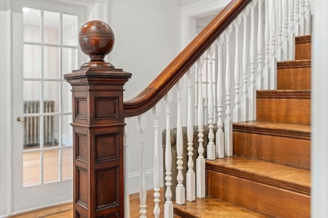 view of stairway