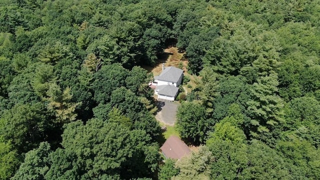 217 Grove St, Paxton, MA 01612 - aerial overview of property's location with a forest