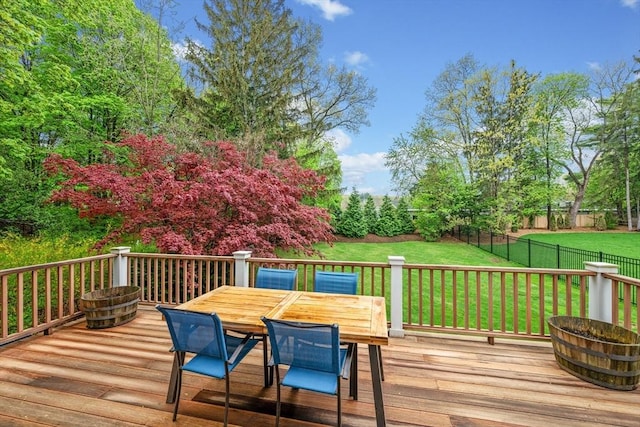 26 Downing Rd, Lexington, MA 02421 - wooden deck with outdoor dining space