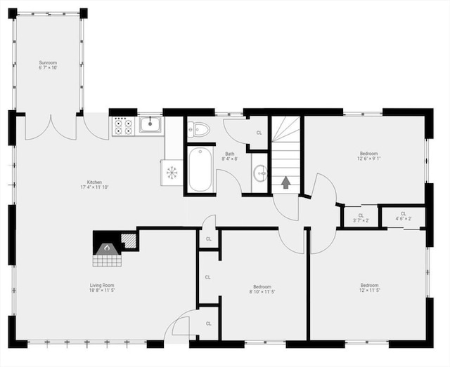 floor plan / room layout