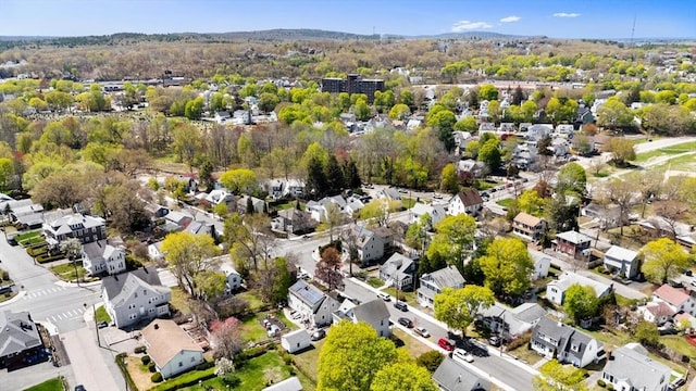 drone / aerial view featuring a residential view