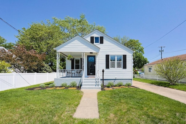 bungalow-style house featuring a porch