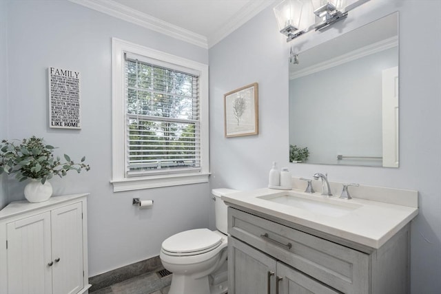 4 Country Way, Hopkinton, MA 01748 - bathroom featuring vanity and crown molding