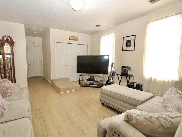 239 Union St, Franklin, MA 02038 - living room featuring light wood-style flooring and baseboards