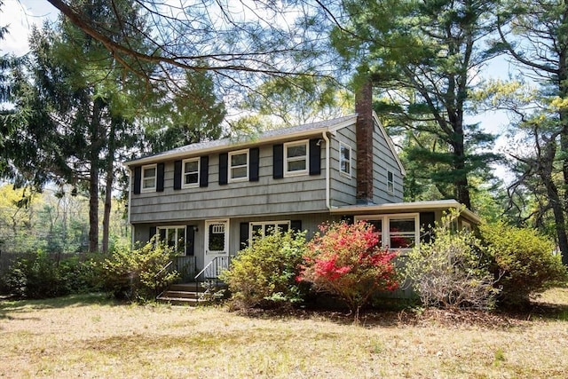 8 Old Beach Rd, Plymouth, MA 02360 - colonial home with a chimney
