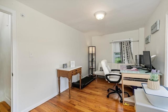 701 Nashua Rd, Dracut, MA 01826 - office area featuring light wood finished floors and baseboards