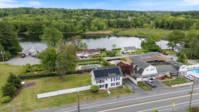 701 Nashua Rd, Dracut, MA 01826 - bird's eye view of a large body of water and a heavily wooded area