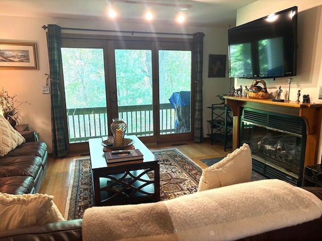 66 Schooner Lndg Unit 66, Hampton, NH 03842 - living room with wood finished floors