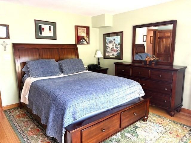66 Schooner Lndg Unit 66, Hampton, NH 03842 - bedroom with wood finished floors and baseboards