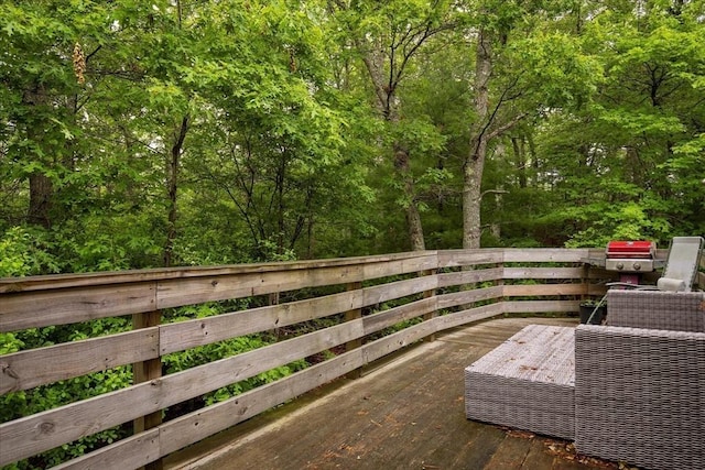 452 Nathan Ellis Hwy, Mashpee, MA 02649 - deck featuring a view of trees