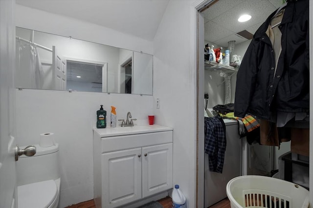 452 Nathan Ellis Hwy, Mashpee, MA 02649 - bathroom featuring vanity and toilet