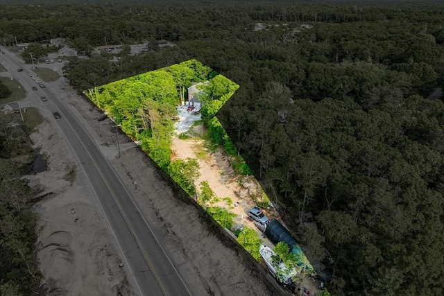 452 Nathan Ellis Hwy, Mashpee, MA 02649 - drone / aerial view of a forest