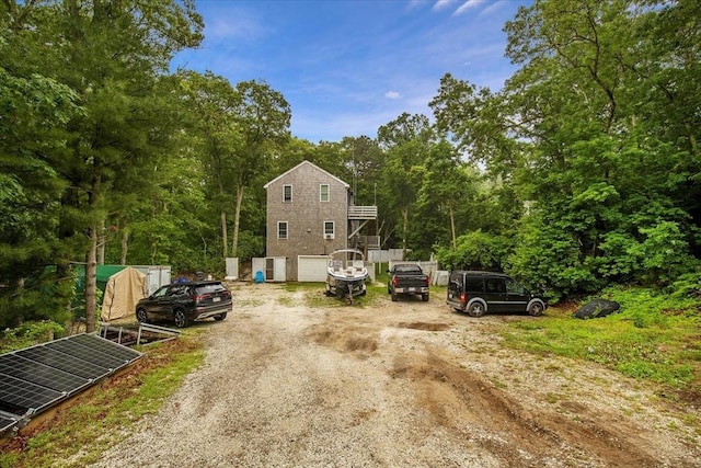 452 Nathan Ellis Hwy, Mashpee, MA 02649 - view of dirt / gravel driveway