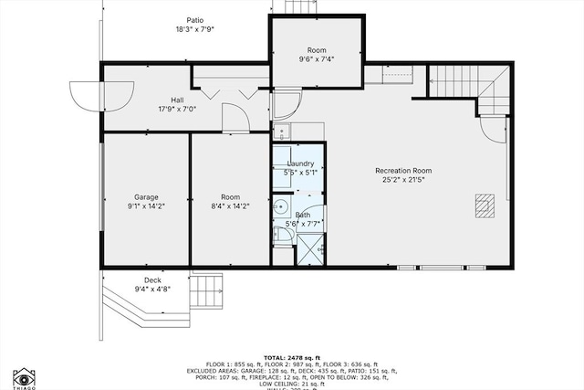 452 Nathan Ellis Hwy, Mashpee, MA 02649 - view of floor plan / room layout