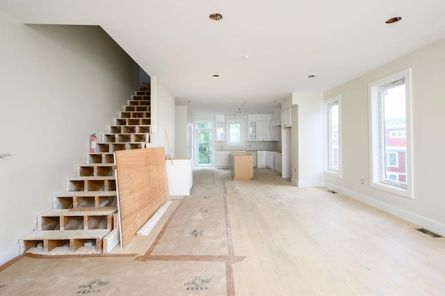 view of unfurnished living room