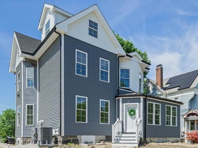 1135-1137 Hyde Park Ave Unit 1, Boston, MA 02136 - view of front of home with entry steps and central air condition unit