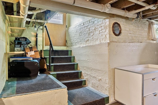 stairs with healthy amount of natural light