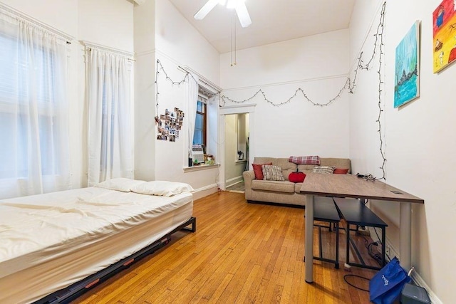 8 Garrison St Unit 110, Boston, MA 02116 - bedroom featuring light wood-style flooring