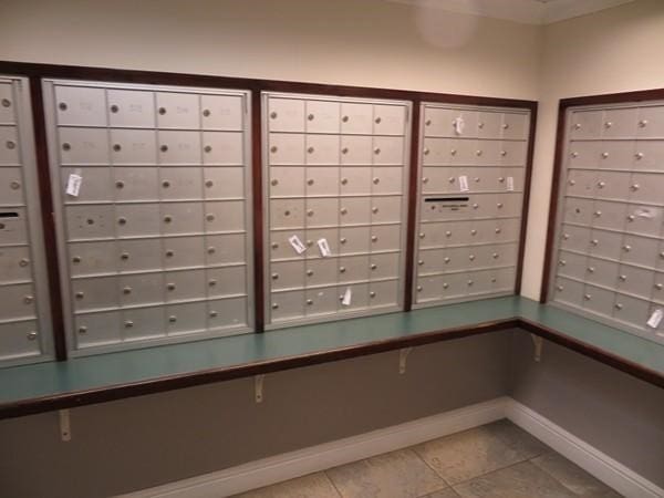 surrounding community featuring mail area