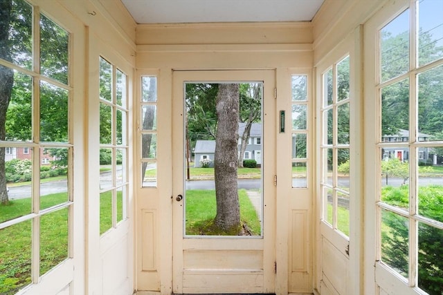 65 Kirkstall Rd, Newton, MA 02460 - doorway to outside featuring healthy amount of natural light