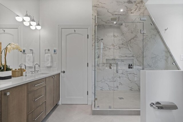 17 Alveston St Unit A, Boston, MA 02130 - full bath with a marble finish shower and vanity