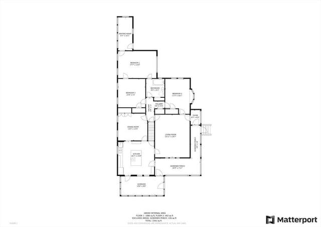44 Fairview St, Fitchburg, MA 01420 - plan