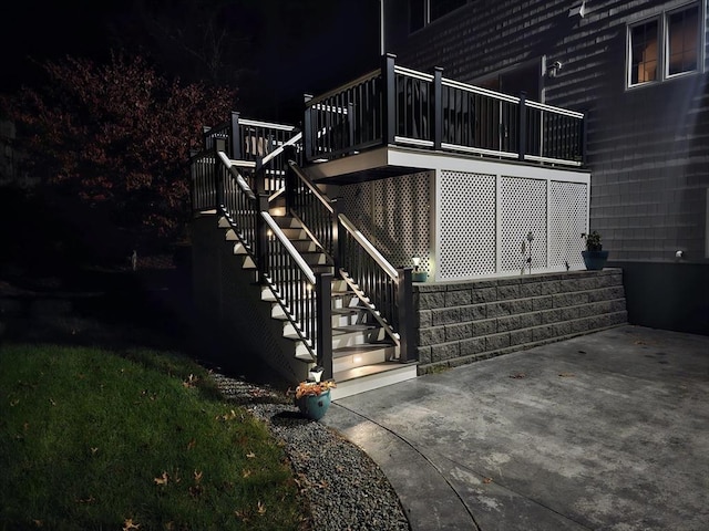 489 Main St, Acushnet, MA 02743 - view of patio / terrace featuring stairs
