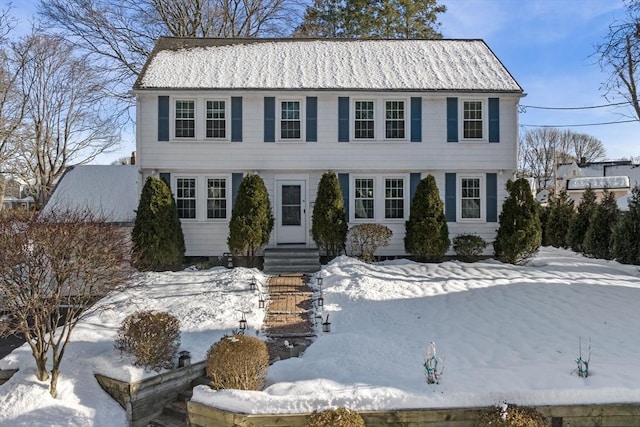 view of colonial house