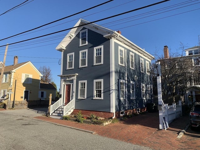 view of front of house featuring entry steps