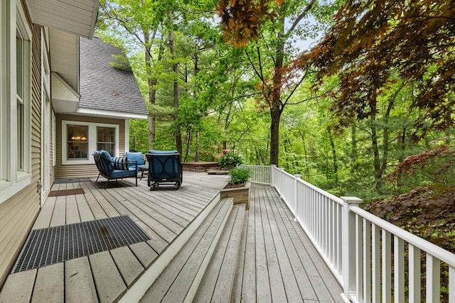 213 N Worcester St, Norton, MA 02766 - wooden terrace with an outdoor living space