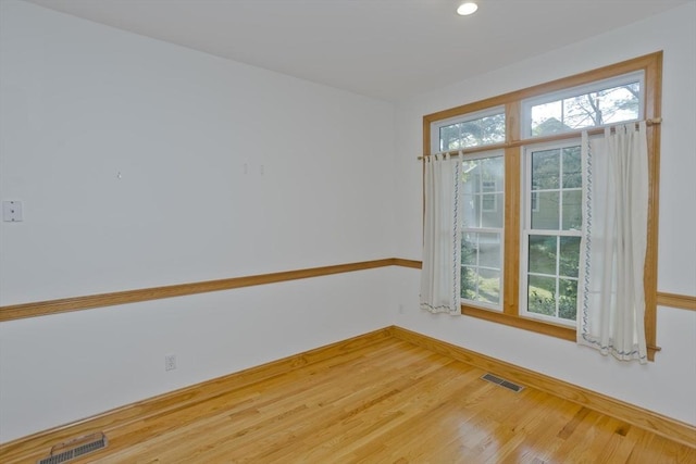 24 High Pines Cir Unit 24, Wilbraham, MA 01095 - unfurnished room featuring baseboards, wood finished floors, and recessed lighting