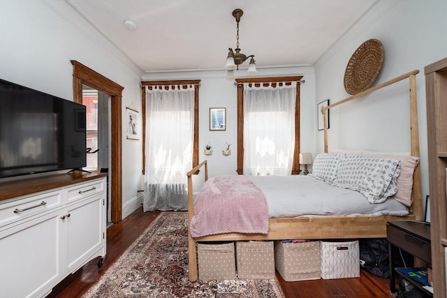 49 Revere St Unit 4, Boston, MA 02114 - bedroom with crown molding and dark wood-style floors