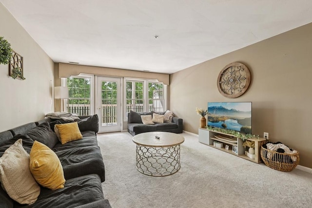 1 Riverview Blvd Unit 2-106, Methuen, MA 01844 - carpeted living room featuring baseboards
