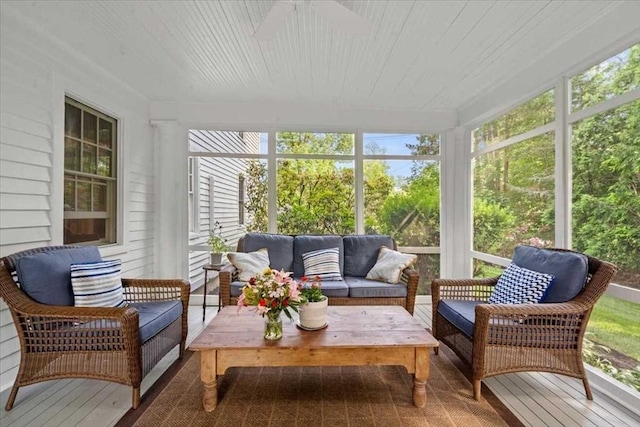 57 Highland St, Holden, MA 01520 - sunroom / solarium featuring an outdoor living space
