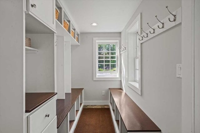57 Highland St, Holden, MA 01520 - mudroom featuring baseboards and recessed lighting
