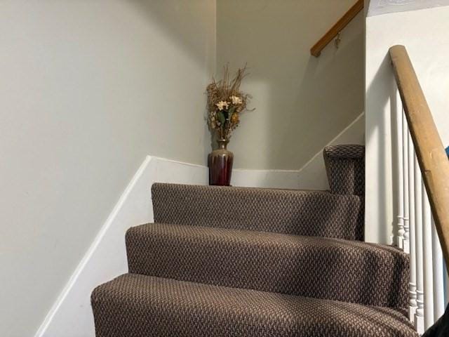 view of stairs