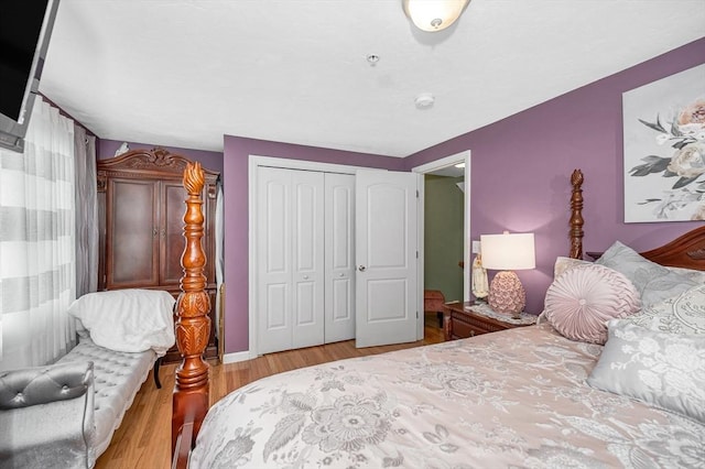 14 Watson St Unit 4, Lowell, MA 01852 - bedroom featuring a closet and light wood-style flooring