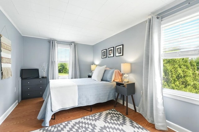 2480 Wilbraham Rd, Springfield, MA 01129 - bedroom with crown molding, wood finished floors, and baseboards