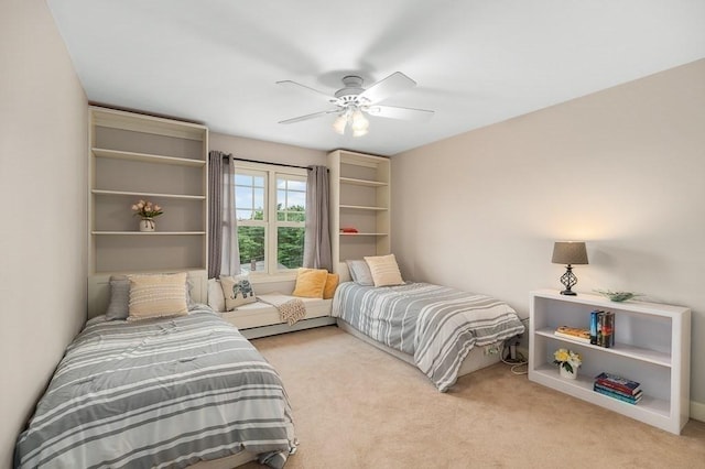 32 Witham St Unit B, Gloucester, MA 01930 - carpeted bedroom with ceiling fan