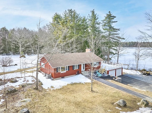 407 Mountain Rd, Jaffrey, NH 03452 - view of snowy aerial view