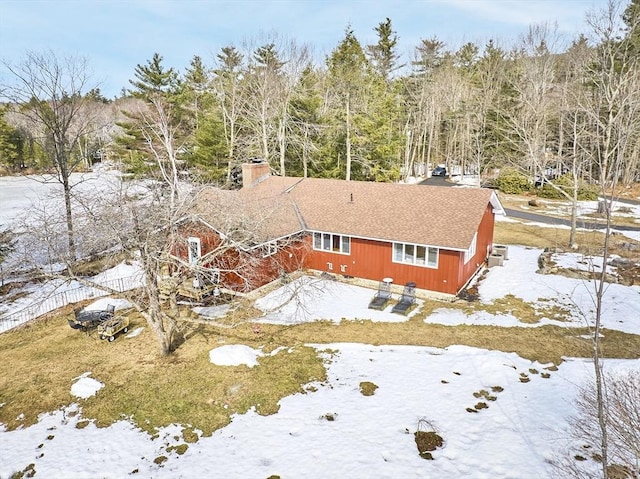 407 Mountain Rd, Jaffrey, NH 03452 - view of snowy aerial view