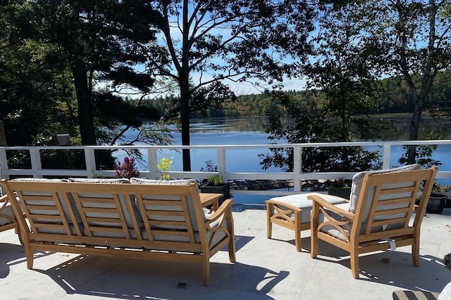 407 Mountain Rd, Jaffrey, NH 03452 - view of patio featuring outdoor dining area