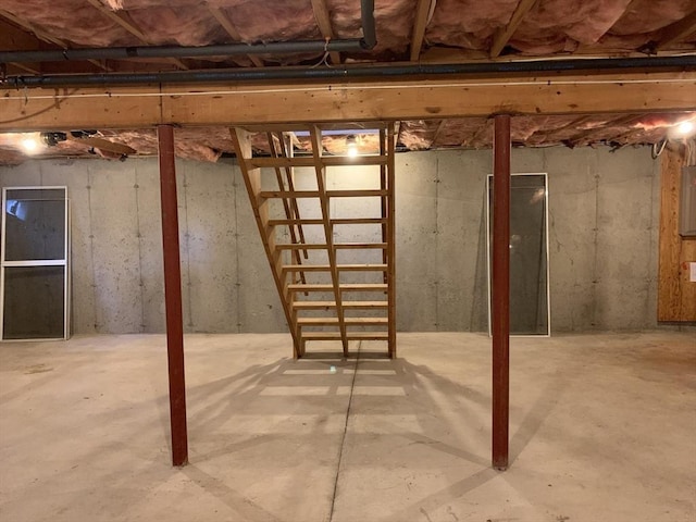 255 Massasoit Rd, Eastham, MA 02642 - unfinished basement featuring electric panel