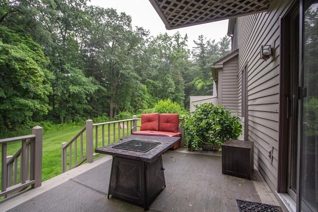 419 Southwick Rd Unit A3, Westfield, MA 01085 - view of patio with a fire pit