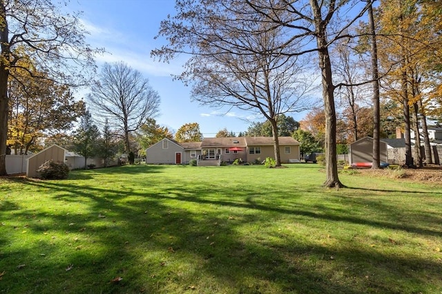 view of yard